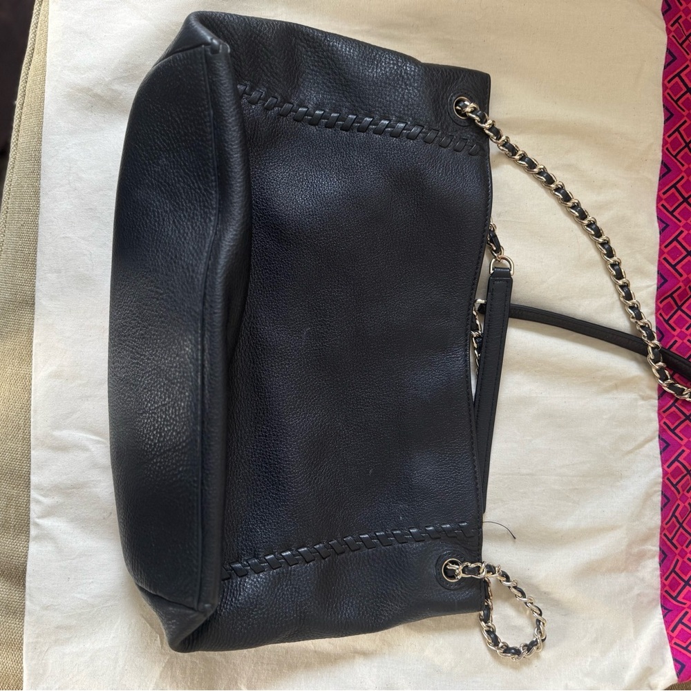 Tory Burch Black Leather Shoulder Bag - Picture 7 of 8